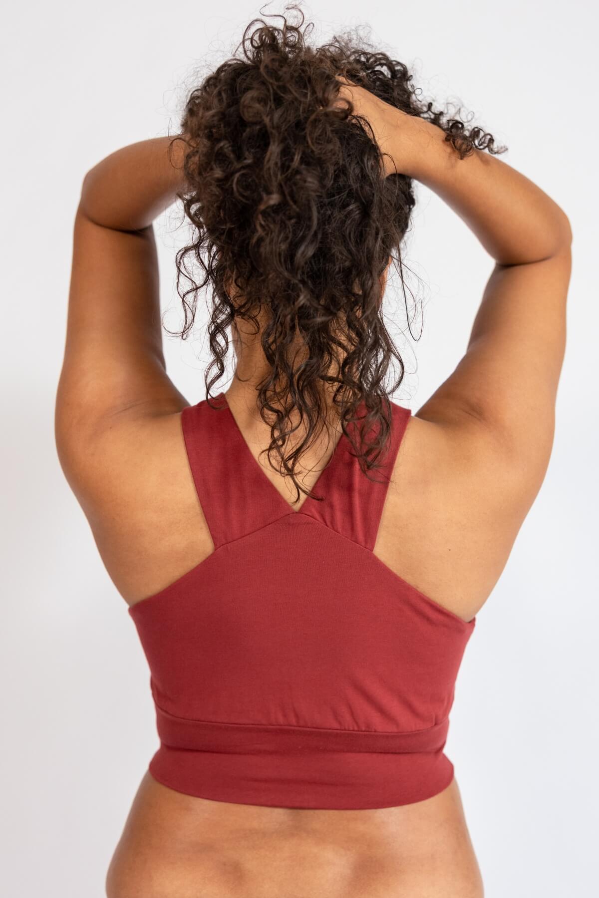 Organic Cotton Bralettes - rear detail
