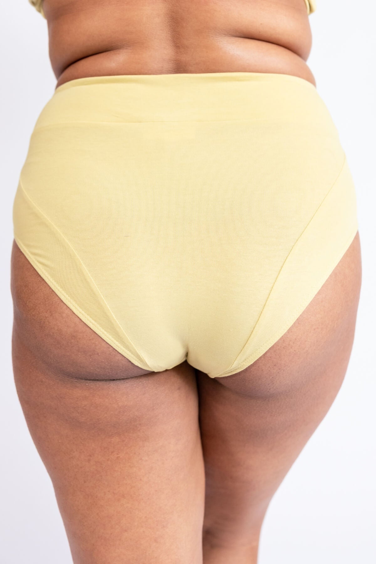 Organic cotton high waist undies for Women - rear detail