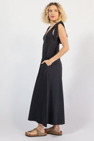 Organic cotton jumpsuit for women - left side view
