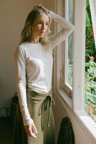 Surya Ethical Organic Cotton Basic Top - on location in Bali