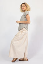 Organic cotton Wide Leg Pants - left side view