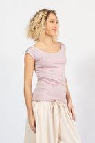 Organic cotton top for women - with wide sleeves