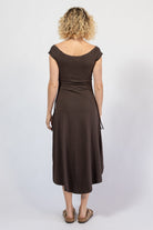 Surya organic cotton asymmetrical dress - rear view