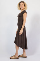 Surya organic cotton asymmetrical dress - right side view