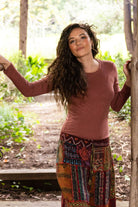 Surya Organic Cotton Basic Top made in Nepal - flattering silhouette