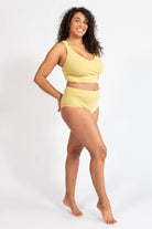 Organic Cotton Crop Tops - flattering design, matching set