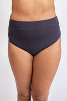 Organic High Waist Brief Underwear for Women - Midnight Blue