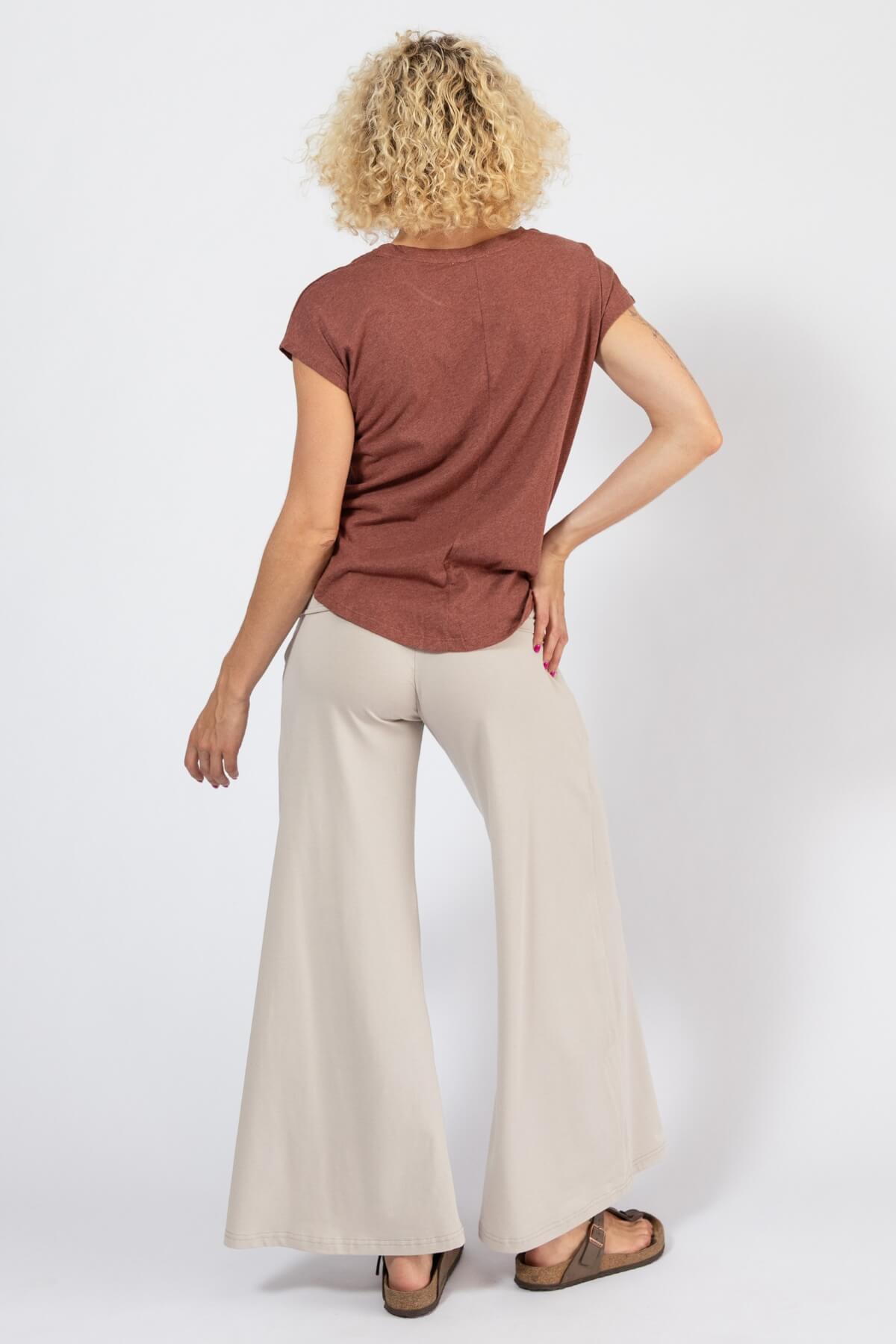 Surya Organic Cotton Wide Leg Freedom Pants - rear view