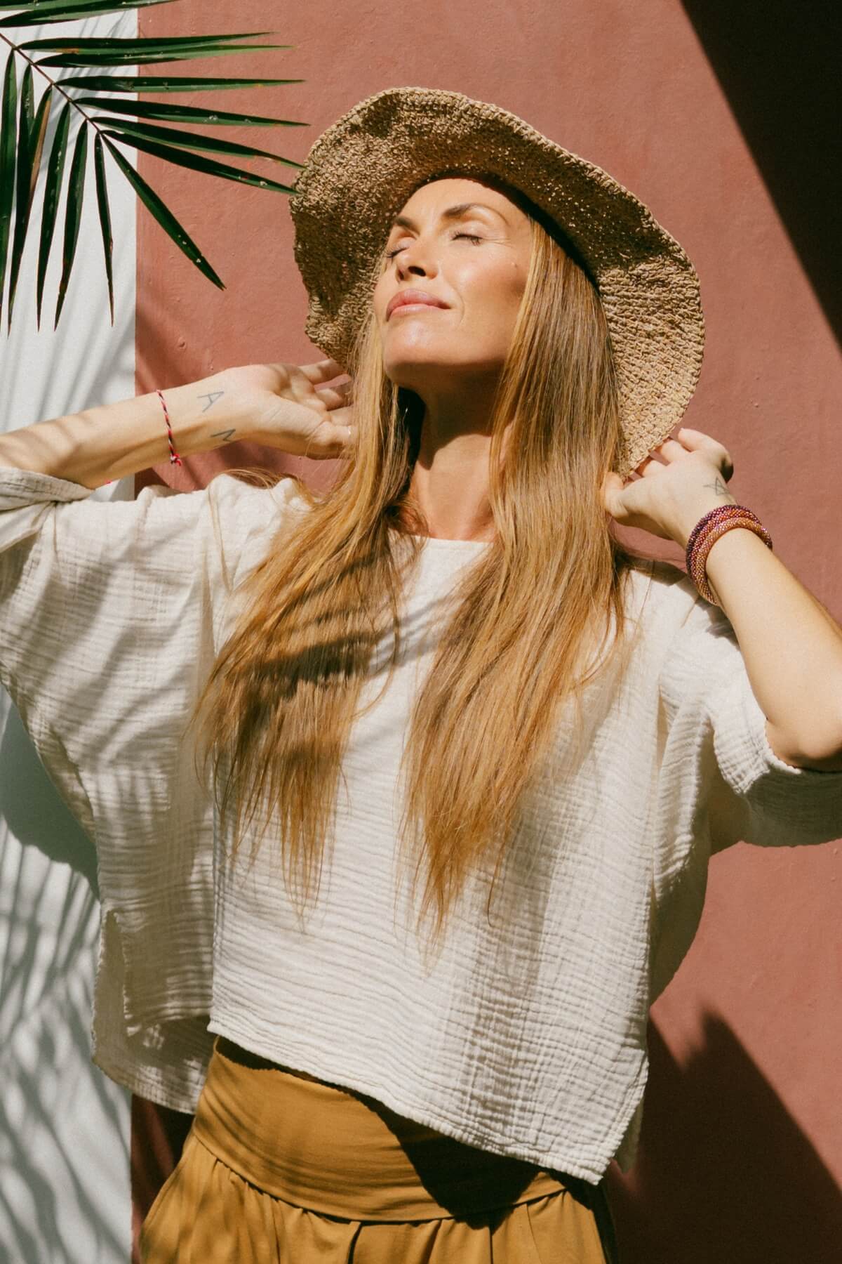 Surya wide brim hemp hats for women