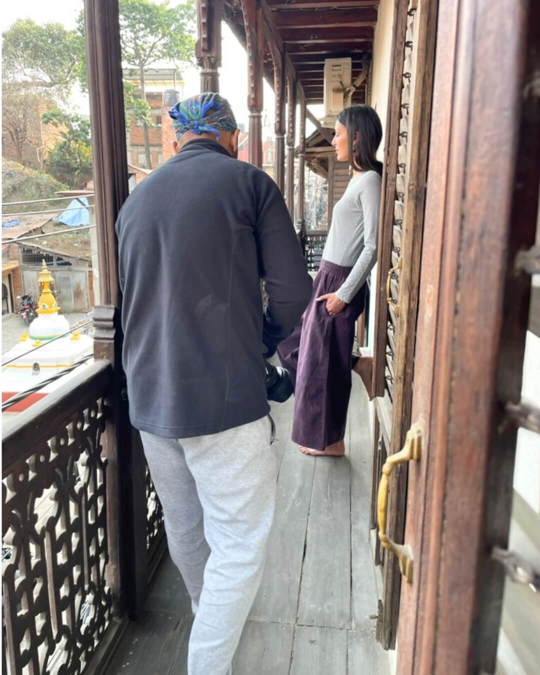 Our photo shoot in Patan, Nepal