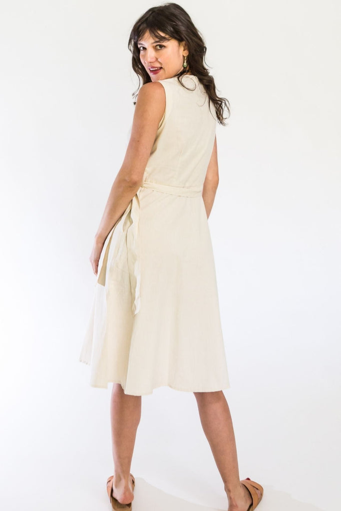 Surya Australia Ethical Cotton 'Valentina' Dress - Oatmeal