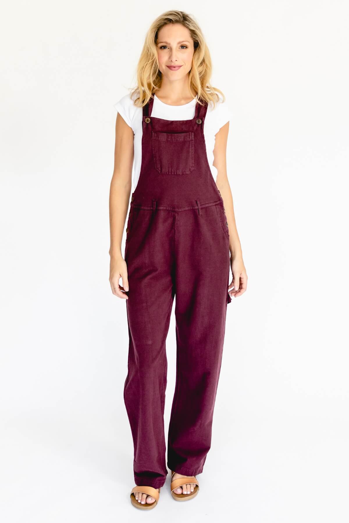 Surya Classic Cotton Overalls for Women - beautifully woven cotton fabric