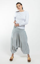 Surya Australia Cotton Low Crotch Pants made in Nepal - Grey