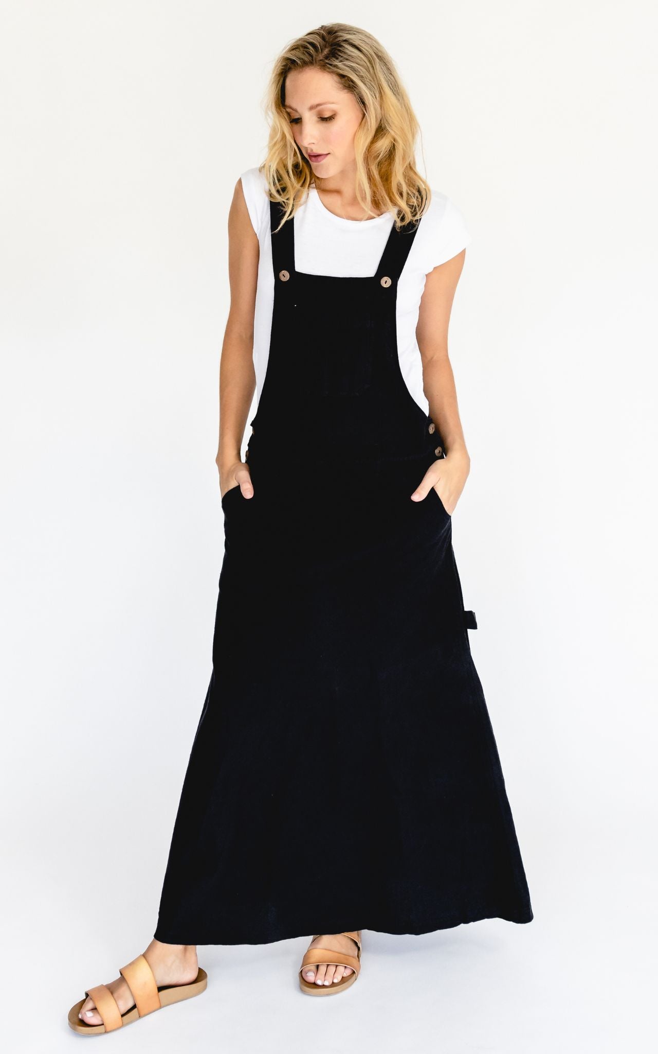 Overall Maxi Dress | Ethical Production in Nepal, Low Impact Dyes – Surya