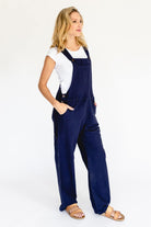 Surya Woven Cotton Dungarees for Women - right side view