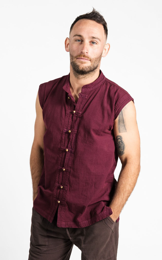 Surya Australia Ethical Cotton 'Lhasa' Shirt for men made in Nepal