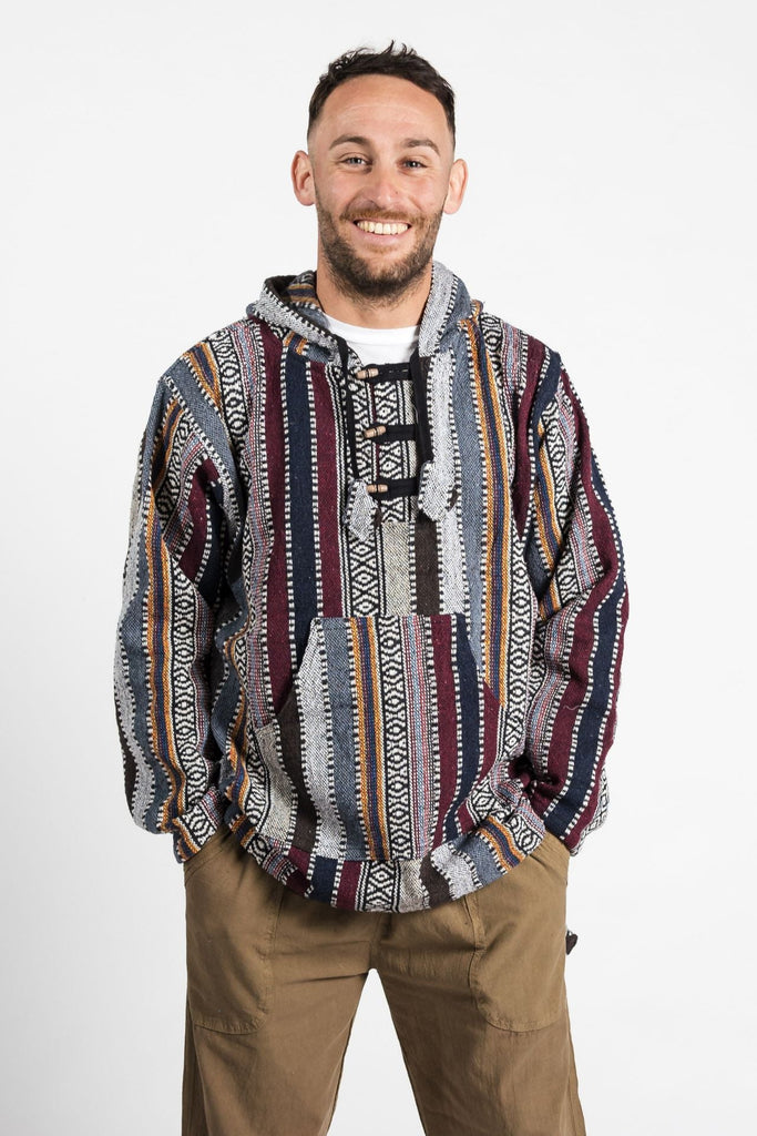 Surya Australia Woven Cotton Hoodie from Nepal