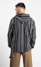 Surya Australia Woven Cotton Hoodie from Nepal - Black