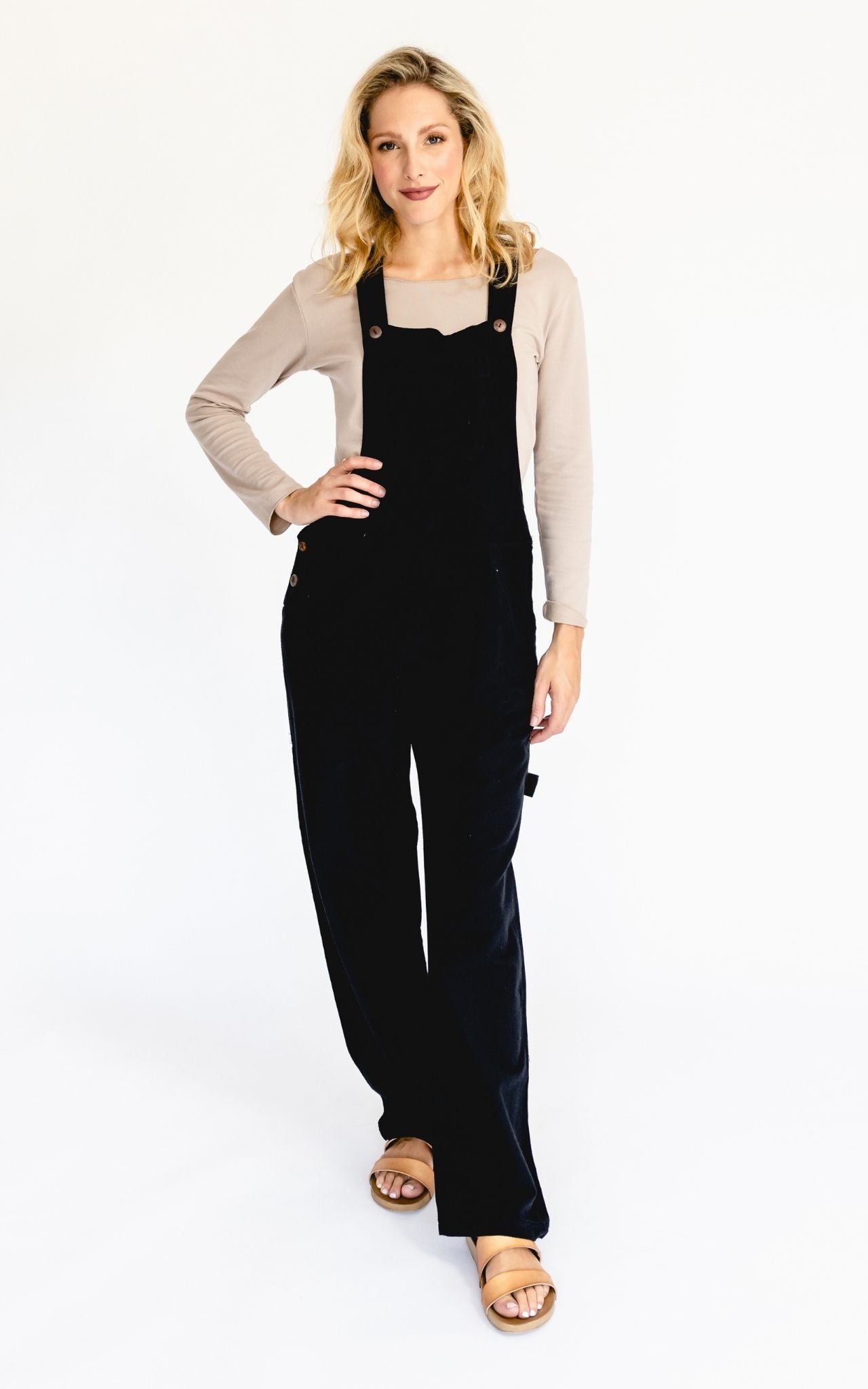 Surya Australia Ethical Classic Cotton Work Overalls from Nepal - Black
