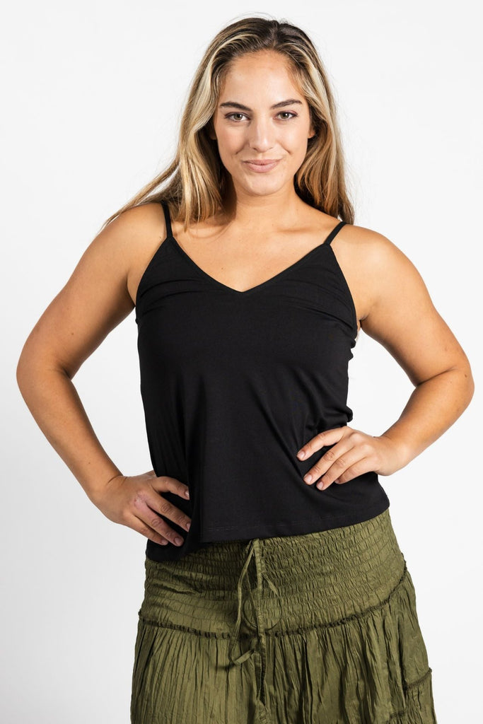 Surya Australia Organic Cotton 'Bombay' Singlet Top made in Nepal