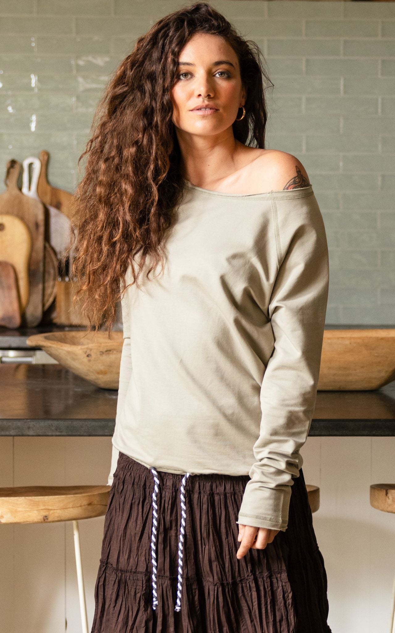 Surya Australia Organic Cotton Oversized Sweater made in Nepal