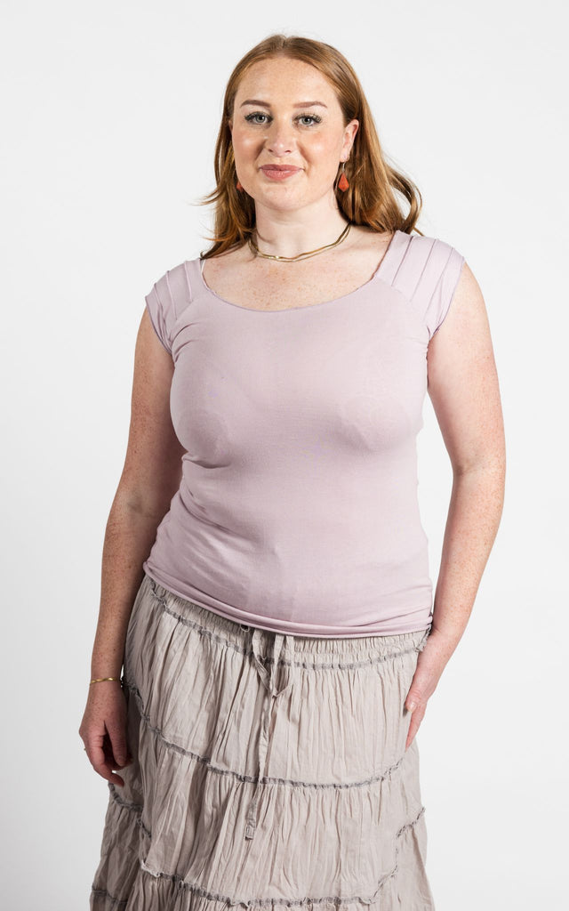 Surya Australia Organic Cotton 'Priya' Top made in Nepal - Blush