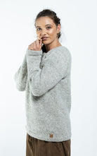 Surya Australia Ethical Wool Jumper made in Nepal - Grey