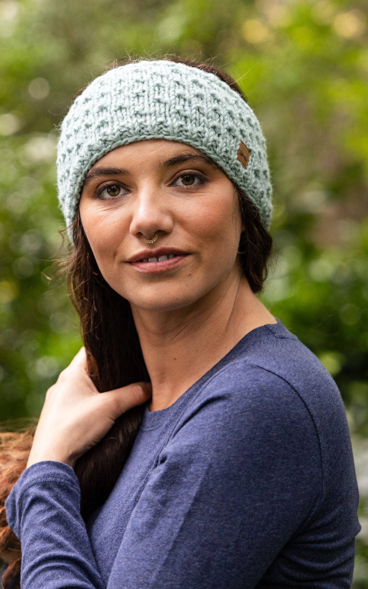 Surya Australia Ethical Wool Headbands from Nepal - Light Grey