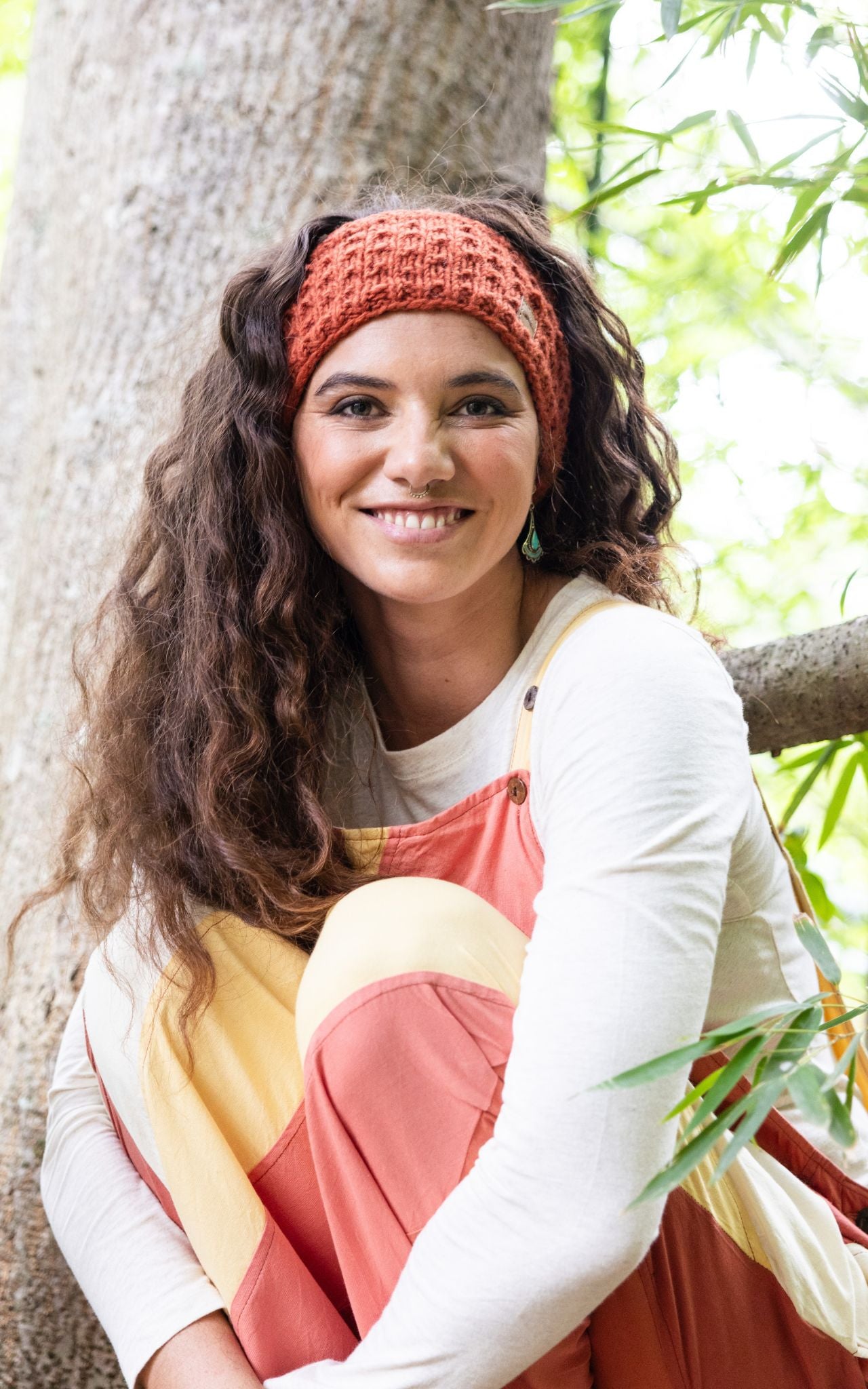Surya Australia Ethical Wool Headbands from Nepal - Burnt Orange