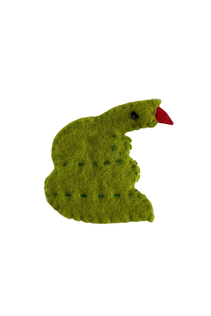 Surya Australia Fair Trade Wool Felt Finger Puppets made in Nepal - Snake