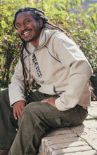 Surya Australia Ethical Thick Cotton Hoodie made in Nepal - Natural