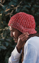 Surya Australia Ethical Merino Wool Beanie from Nepal for men - Red
