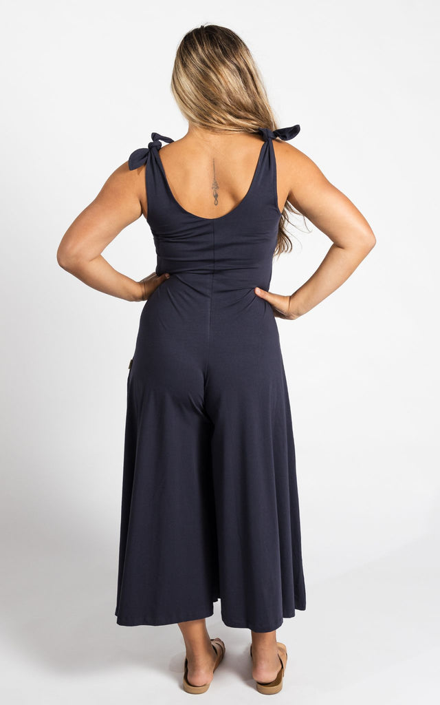 Surya Australia Ethical Organic Cotton Jumpsuit made in Nepal - Midnight