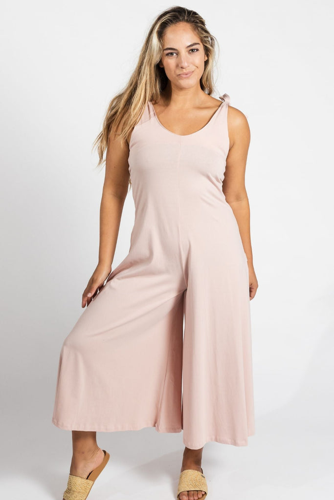 Surya Australia Ethical Organic Cotton Jumpsuit made in Nepal - Blush