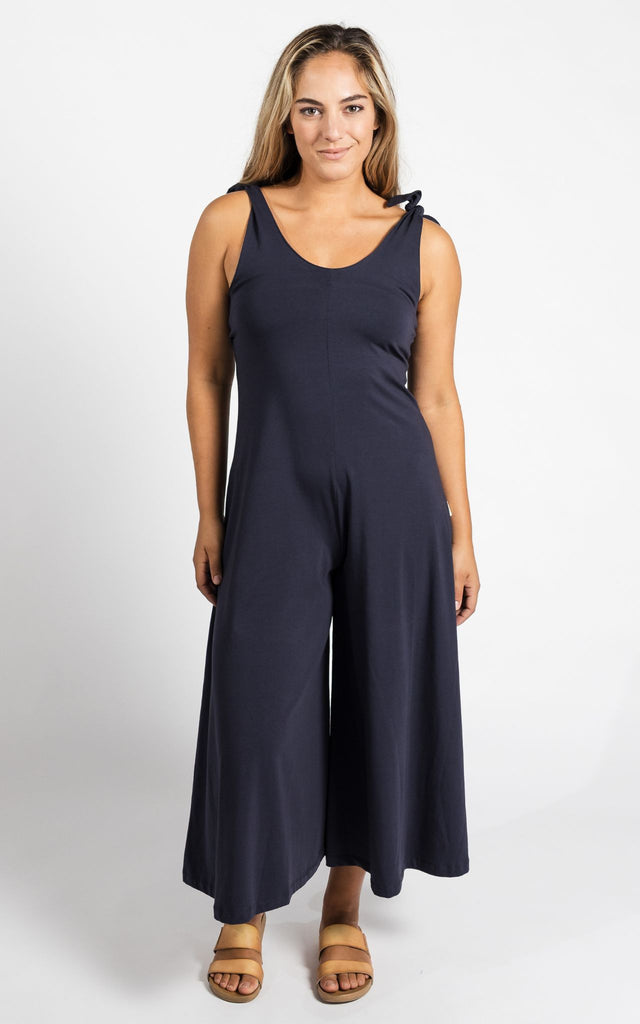 Surya Australia Ethical Organic Cotton Jumpsuit made in Nepal - Midnight