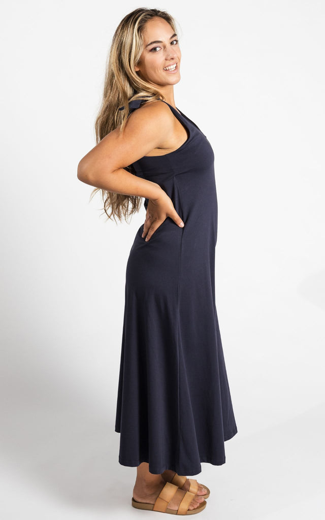 Surya Australia Ethical Organic Cotton Jumpsuit made in Nepal - Midnight