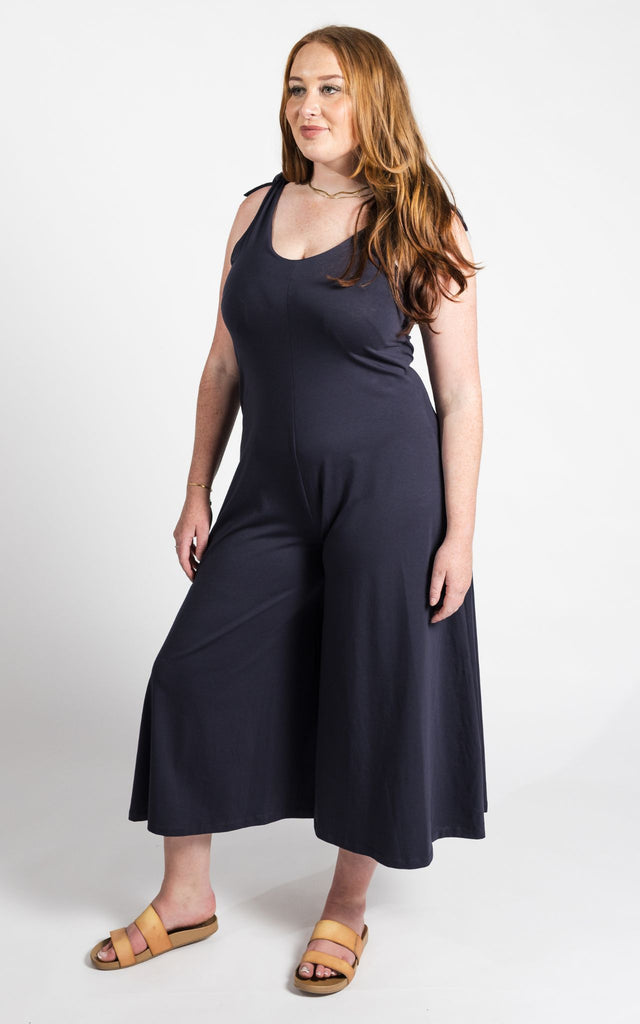 Surya Australia Ethical Organic Cotton Jumpsuit made in Nepal - Midnight