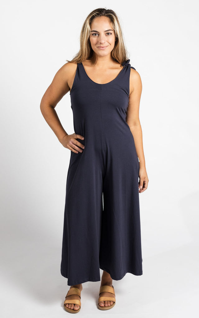 Surya Australia Ethical Organic Cotton Jumpsuit made in Nepal - Midnight