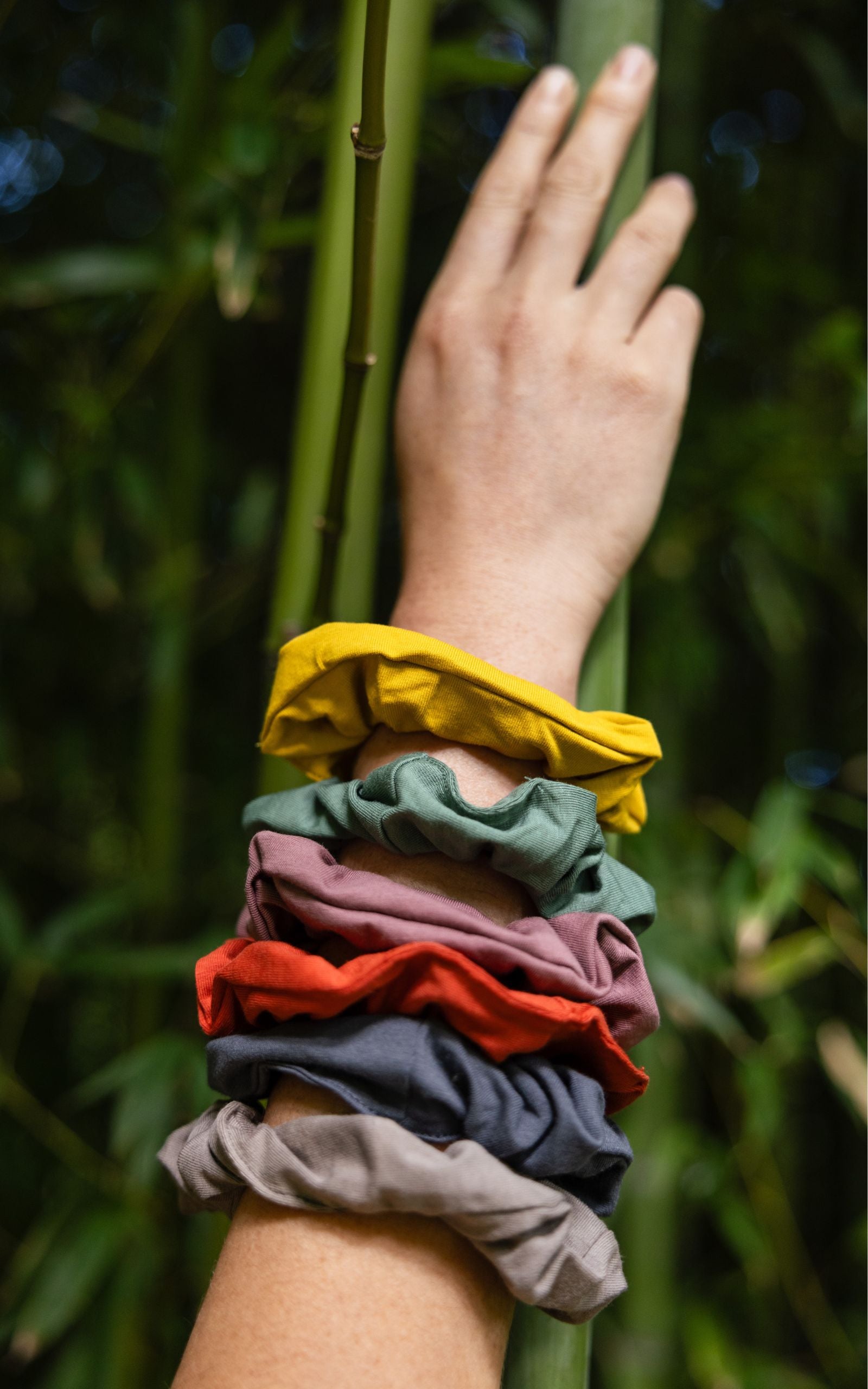Surya Australia Ethical Organic Cotton Scrunchies (Deadstock Fabric)