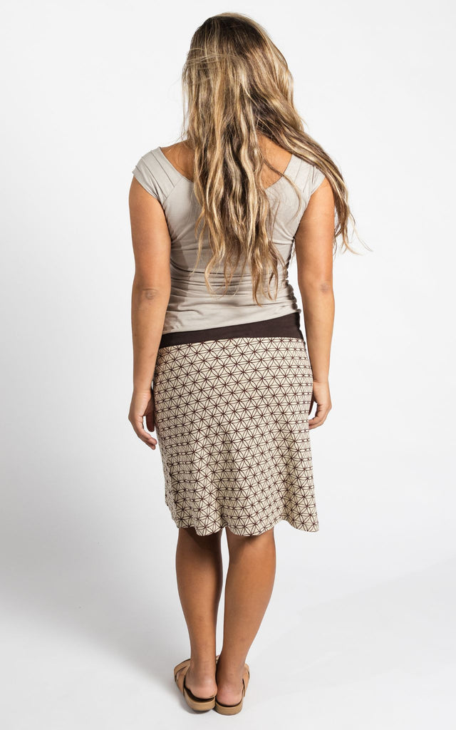 Surya Australia Ethical Cotton 'Anita' Skirt made in Nepal - Sand