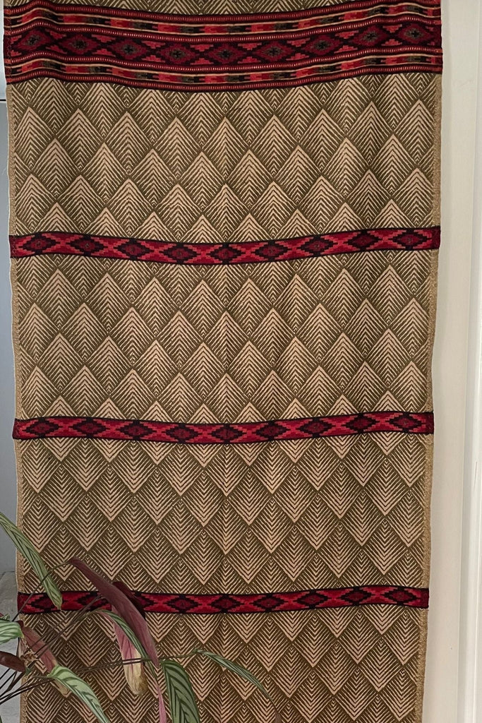 Surya Australia Ethical Tibetan Throw Rugs made in Nepal - Olive