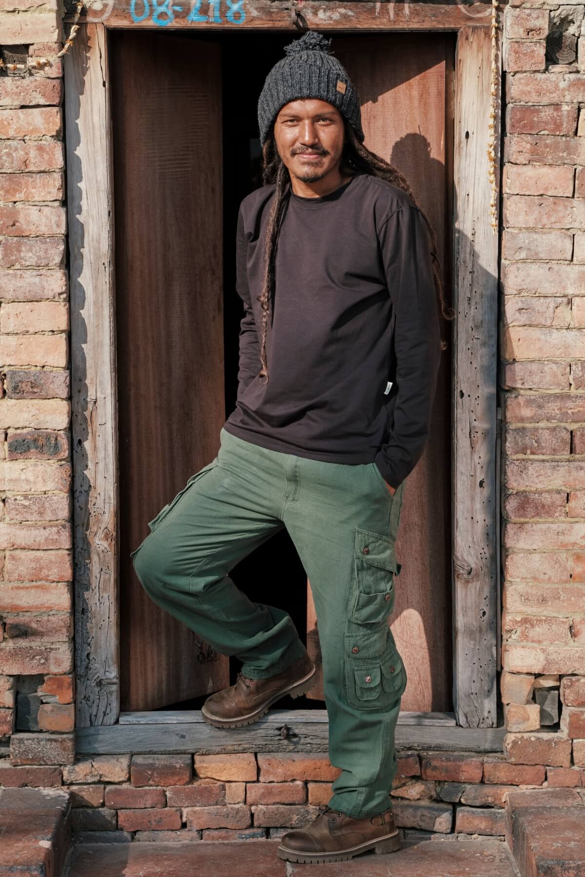 Surya Cotton Cargo Pants for Men - ethically made in Nepal