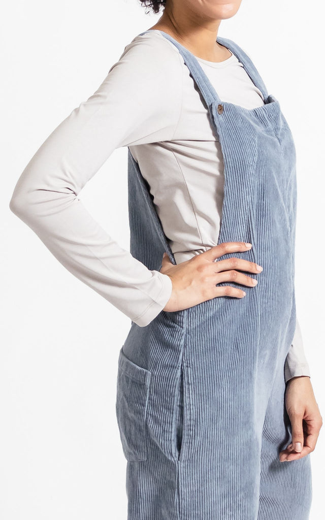 Surya Australia Corduroy Overalls Dungarees made in Nepal - Sky Blue