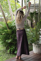 Surya Ethical Corduroy Maxi Skirts - on location in Bali