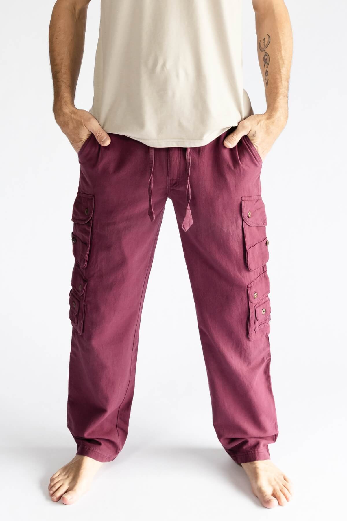 Surya Cotton Cargo Pants for men - ethically made in Nepal