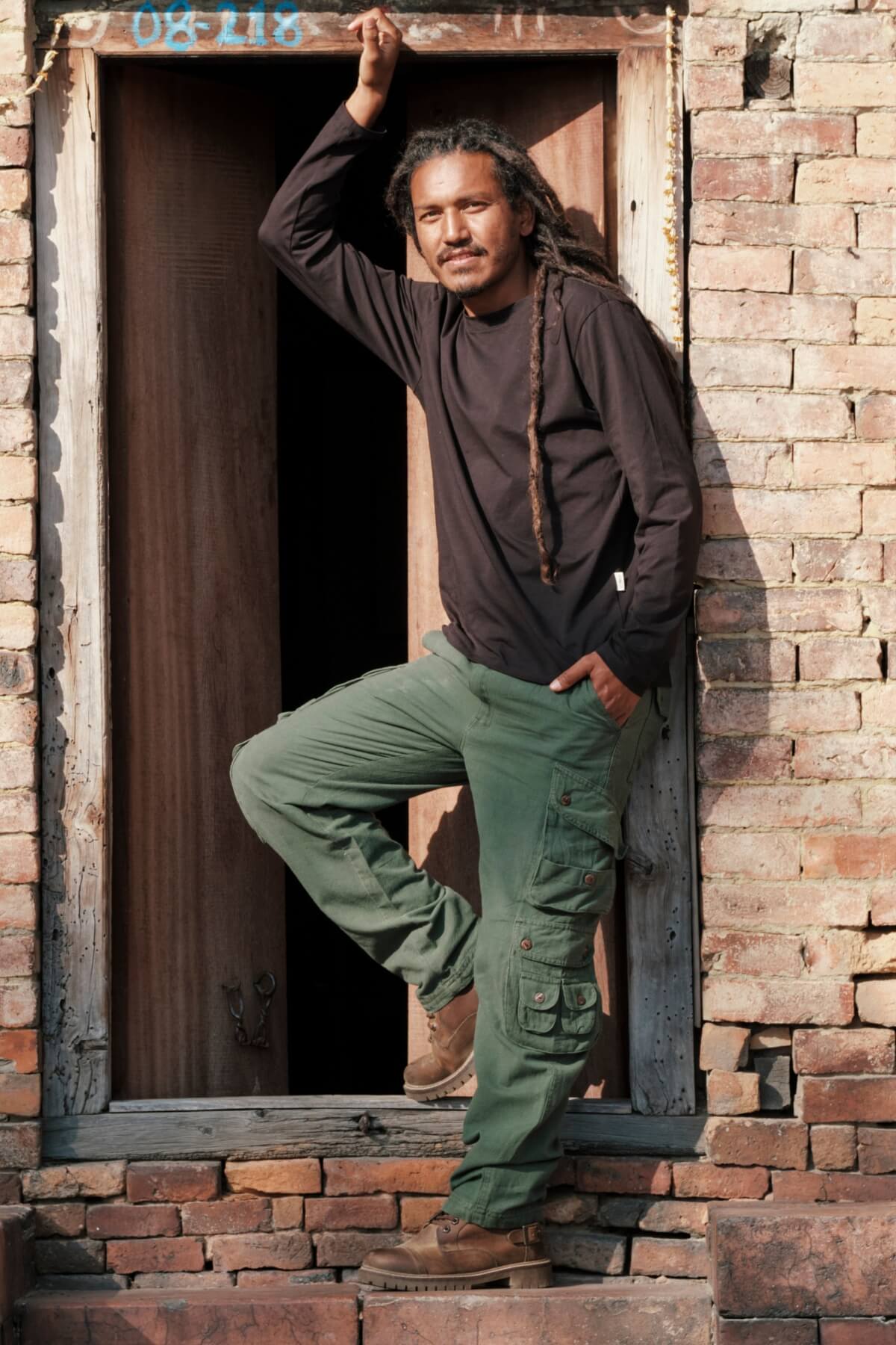 Surya Cotton Cargo Trousers for men - ethically made in Nepal