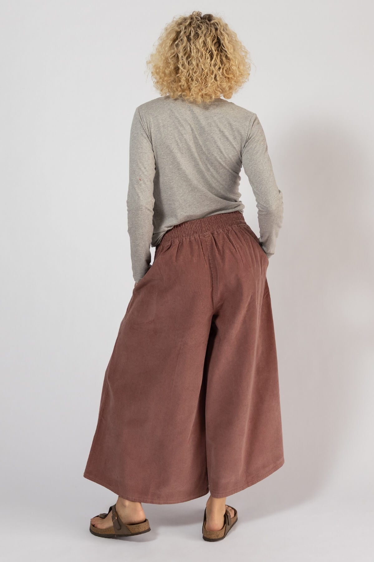 Surya Ethical Corduroy Pants for Women - rear view
