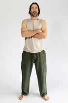 Surya Cotton Everyday Pants for Men - Green