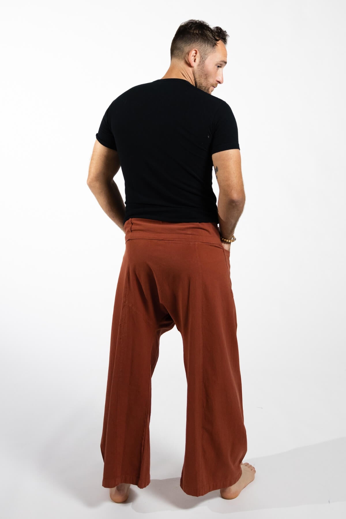 Surya Thai Fisherman Pants for Men - rear view