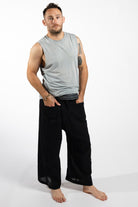Ethically made Fisherman Pants for Men - Black